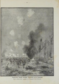 1917 - alter Druck - Ergebnislose Angriffe sibirscher Regimenter an der Narajowka